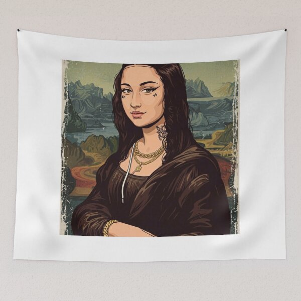 Item preview, Modern Renaissance Mona Lisa – Tattooed Streetwear Queen designed and sold by Italy-Shop.