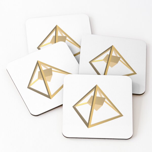 Item preview, 3D Pyramid - Trend color Samoan Sun designed and sold by HA-Design-Kunst.