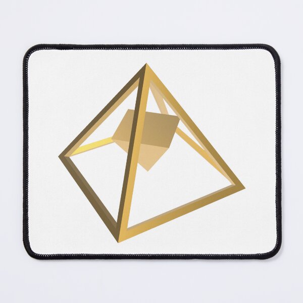 Item preview, 3D Pyramid - Trend color Samoan Sun designed and sold by HA-Design-Kunst.