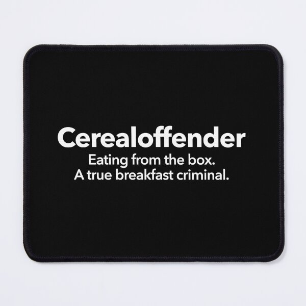 Item preview, Cerealoffender designed and sold by Textitude.