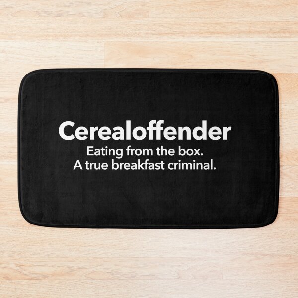 Item preview, Cerealoffender designed and sold by Textitude.