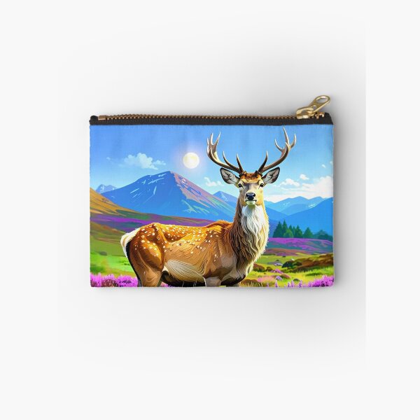 Item preview, Highland Buck Moon: Celtic Stag in Scottish Heather designed and sold by Englandbear.