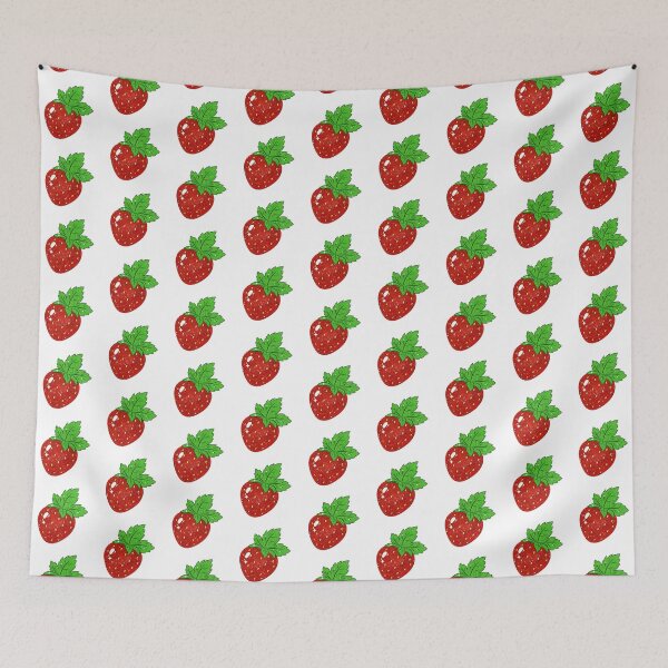Item preview, Retro Strawberry Drawing designed and sold by Claustronautas.