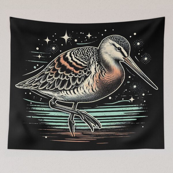 Item preview, Bar-tailed Godwit 9 designed and sold by theAVIARY7.