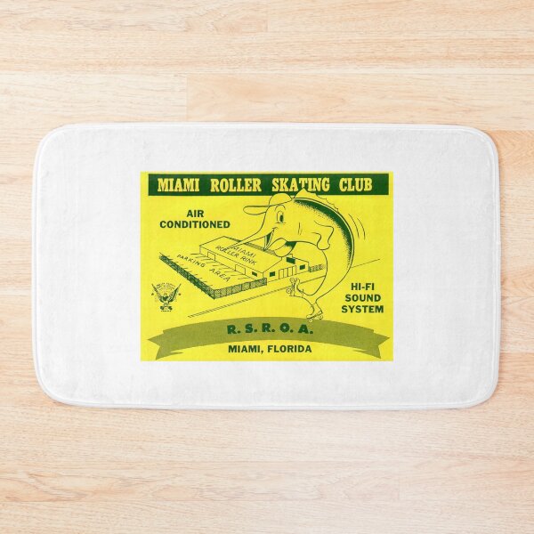 Item preview, Miama Roller Skating Club Miami Roller Rink Miami Florida Roller Skating Rink Sticker Decal Label designed and sold by tislord.