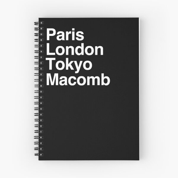 Item preview, Paris London Tokyo Macomb designed and sold by Custom365.
