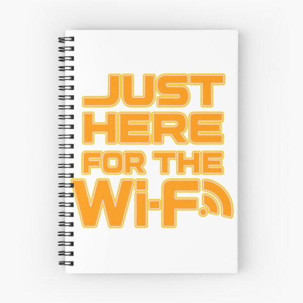 Item preview, Just Here for WiFi – Funny Internet Lover Design for Teens / Gamers designed and sold by GiggleBear.