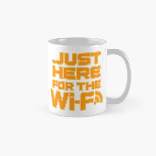 Item preview, Just Here for WiFi – Funny Internet Lover Design for Teens / Gamers designed and sold by GiggleBear.