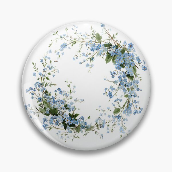 Item preview, Graceful Crown of Blue Flowers designed and sold by CheonjaeDesigns.