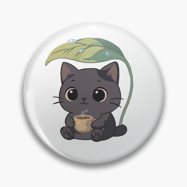 Item preview, Cat in Rain: Cozy Tea Moments Under a Leaf designed and sold by Cedriccarroll.
