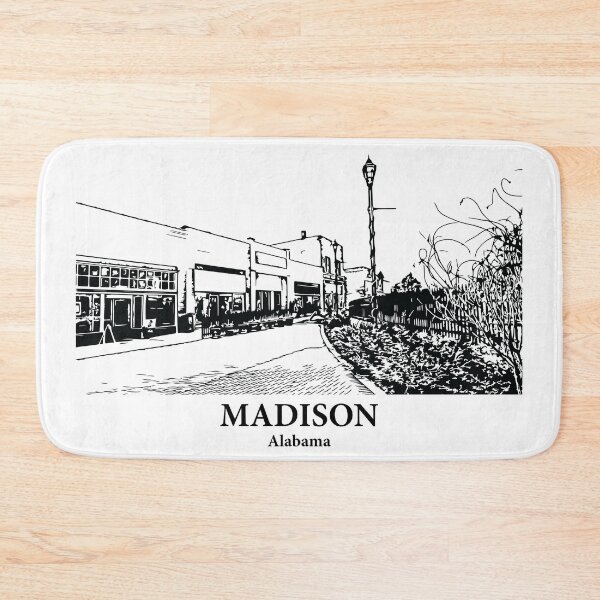 Artikelvorschau, Madison - Alabama entworfen und verkauft von Lakeric Cityscapes.