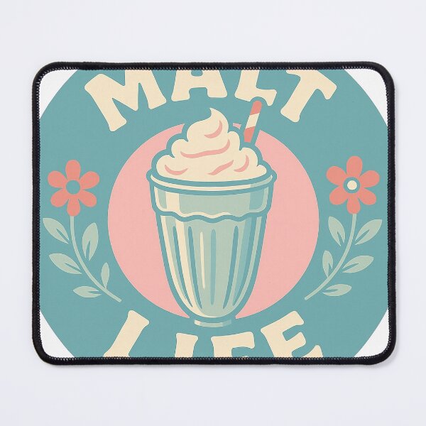Item preview, Malt Life (round) designed and sold by RandomMark.