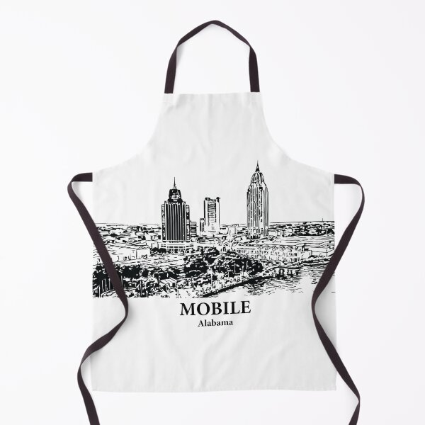 Aperçu de l'œuvre Mobile - Alabama créée et vendue par Lakeric Cityscapes.