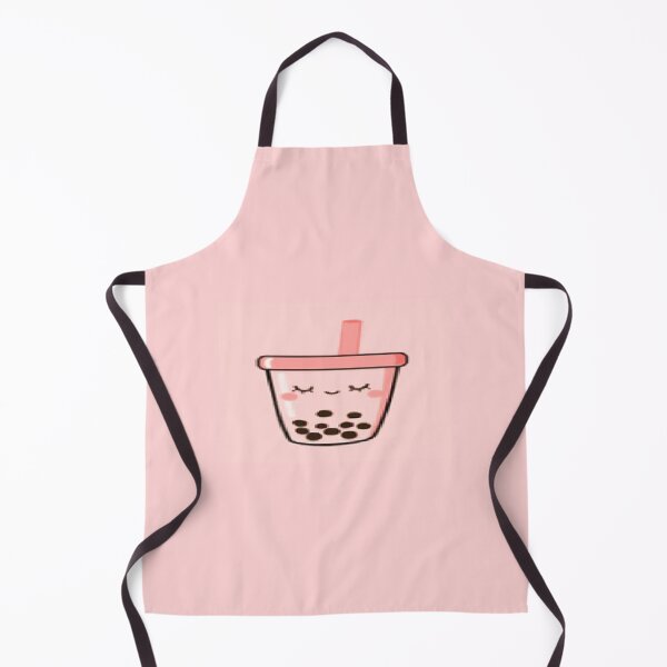 Item preview, pink boba tea with eyes closed designed and sold by CUTIE49SRIMONEY.