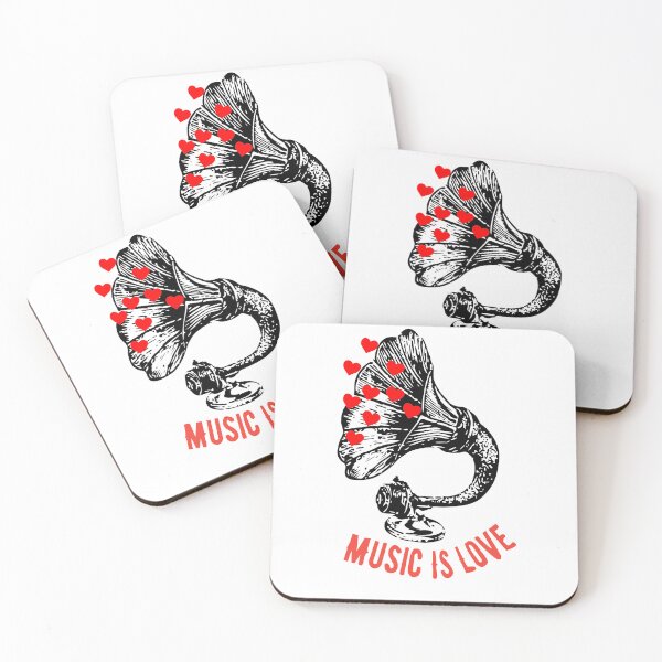 Item preview, Music Is Love designed and sold by RoydonRoadTees.