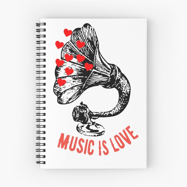 Item preview, Music Is Love designed and sold by RoydonRoadTees.