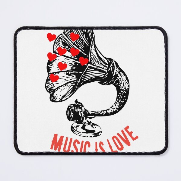 Item preview, Music Is Love designed and sold by RoydonRoadTees.