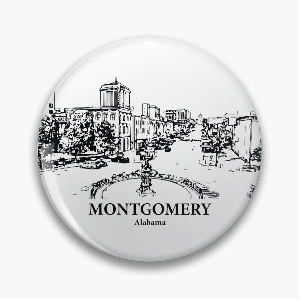 Artikelvorschau, Montgomery - Alabama entworfen und verkauft von Lakeric Cityscapes.
