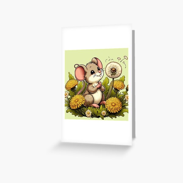 Item preview, A Little Mouse and a Big Dandelion Wish designed and sold by IraBum.