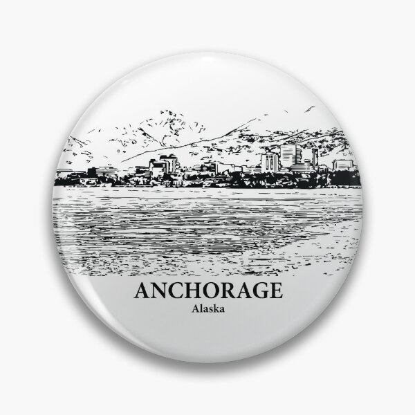 Artikelvorschau, Anchorage - Alaska entworfen und verkauft von Lakeric Cityscapes.