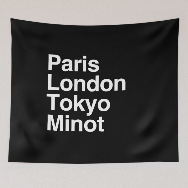 Item preview, Paris London Tokyo Minot designed and sold by Custom365.
