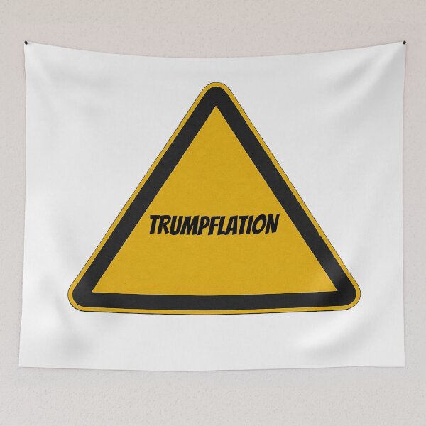 Item preview, Trumpflation Warning Sign designed and sold by Owcomm.
