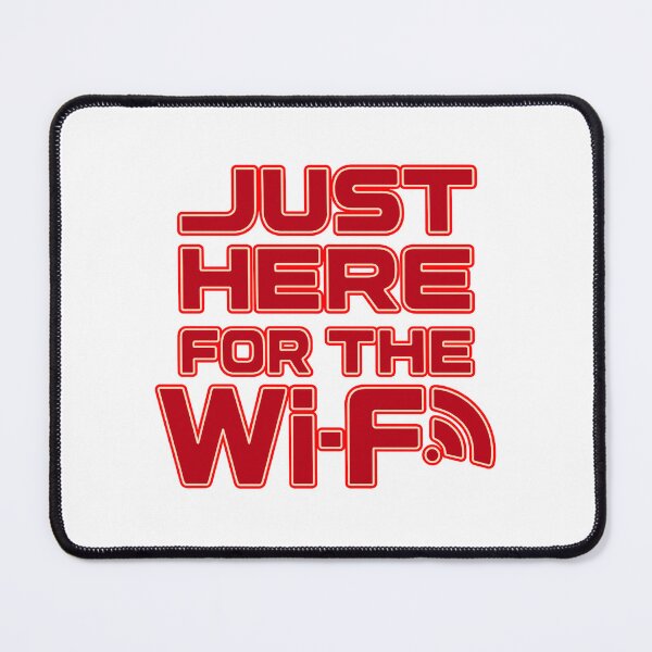 Item preview, Just Here for WiFi – Funny Internet Lover Design for Teens / Gamers designed and sold by GiggleBear.