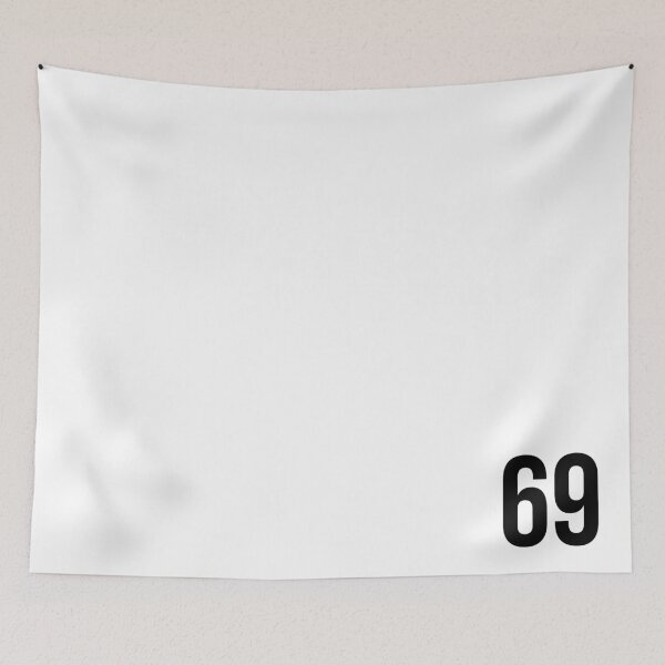 Item preview, 69 Jersey Number (black) designed and sold by zebi24.