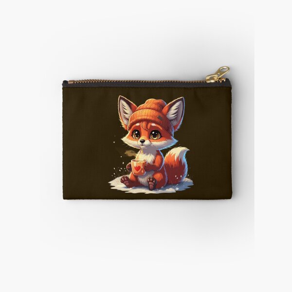 Item preview, CARTOON FOX DRINKS TEA  designed and sold by Gadget80.