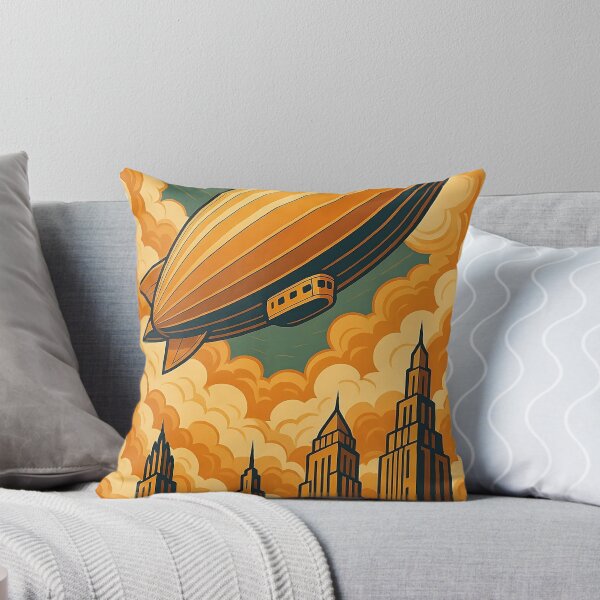 Item preview, Airship over the City designed and sold by RandomMark.
