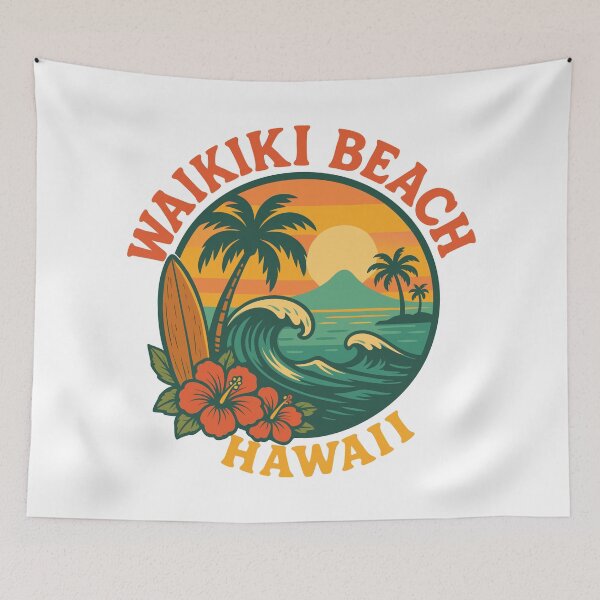 Item preview, Waikiki Beach – Hawaii designed and sold by VelvetRoom.