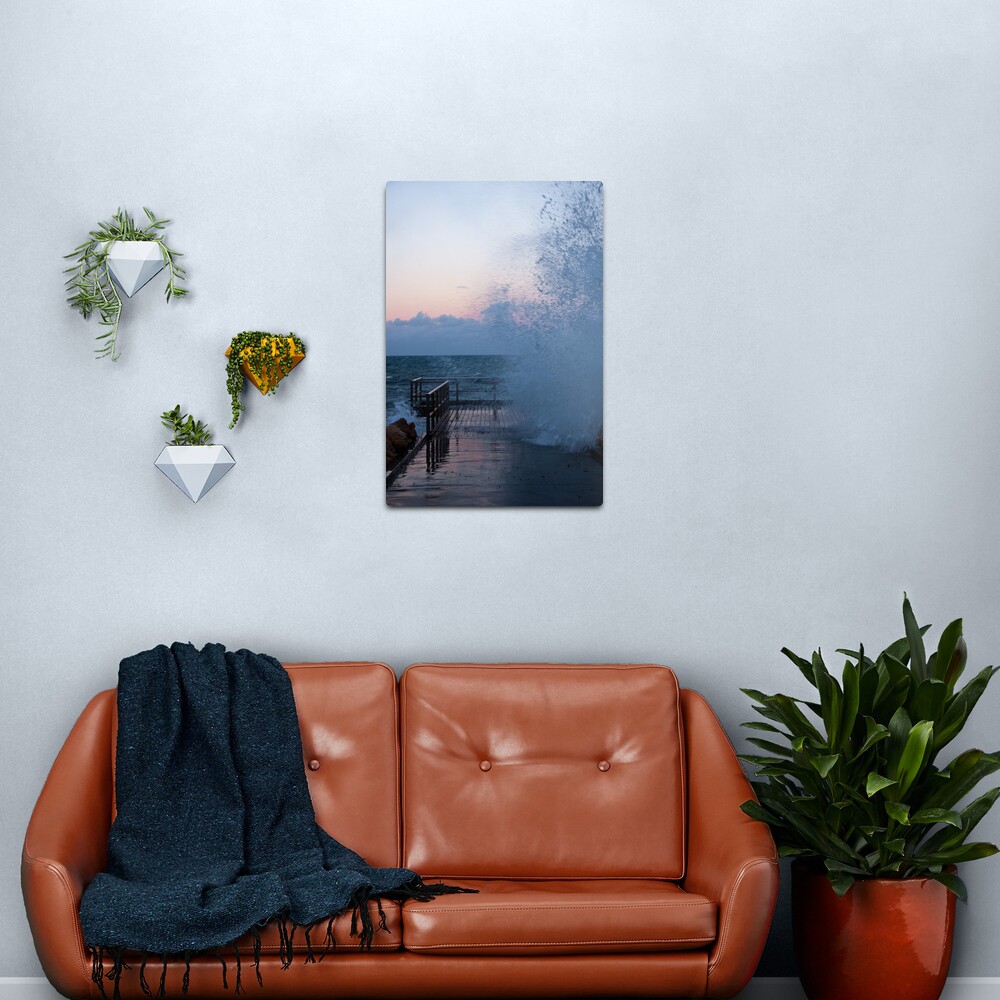Watch out! You might get wet. Metal Print