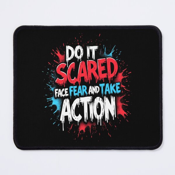 Item preview, Do It Scared – Face Fear and Take Action designed and sold by HOUCHCREATOR.