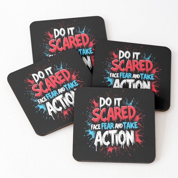 Item preview, Do It Scared – Face Fear and Take Action designed and sold by HOUCHCREATOR.
