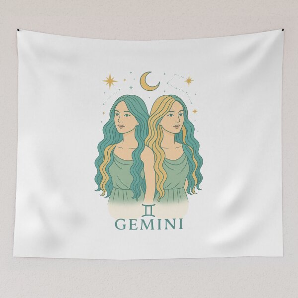 Item preview, Gemini Zodiac Sign - Bold Zodiac Aesthetic designed and sold by VeroChaos.
