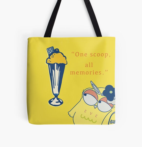 Retro Ice Cream Memories- Boomiya Nostalgia All Over Print Tote Bag
