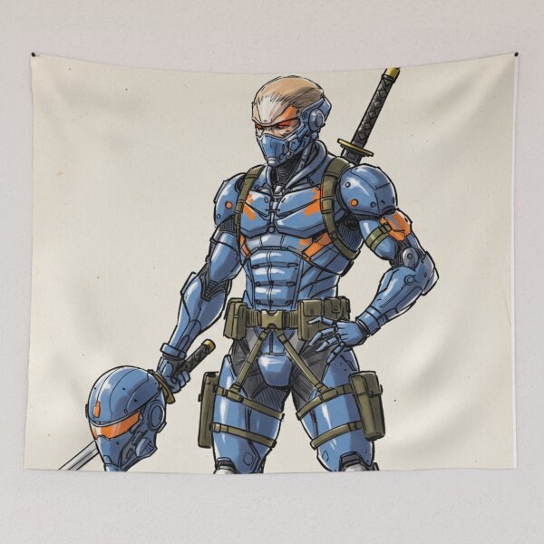 Item preview, Legendary Cyborg Ninja Grey Fox Art designed and sold by DracosFire.