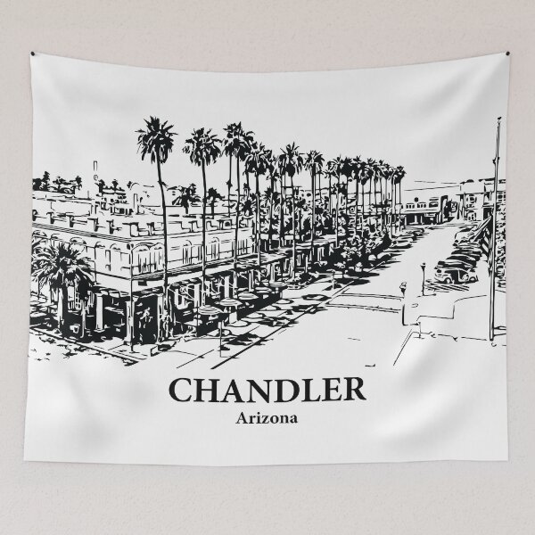 Aperçu de l'œuvre Chandler - Arizona créée et vendue par Lakeric Cityscapes.