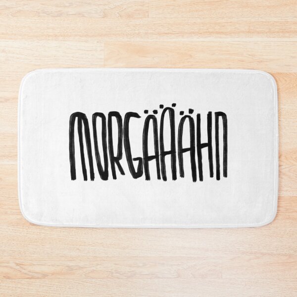 Item preview, Morning + yawn = morning, for morning grouches designed and sold by badlydrawnbabe.
