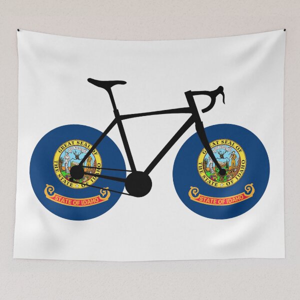 Item preview, Idaho Flag Cycling designed and sold by Esskay Designs.