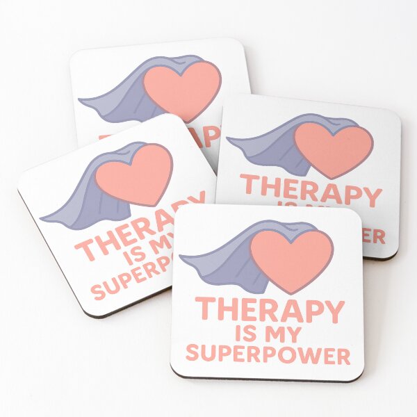 Artikelvorschau, Therapie ist meine Superkraft Wiederverwendbare Tragetasche entworfen und verkauft von TONSNAP.