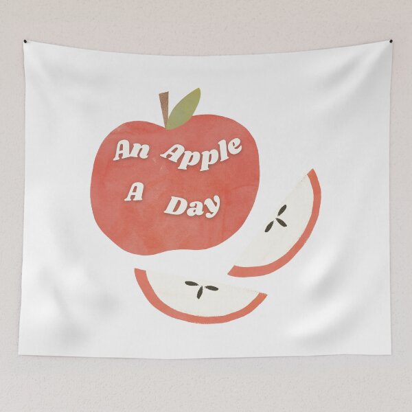 Item preview, An Apple A Day! designed and sold by WildlyStickers.