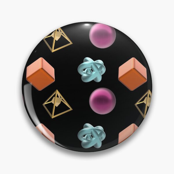 Item preview, 4 Geometric shapes in 3D optics designed and sold by HA-Design-Kunst.