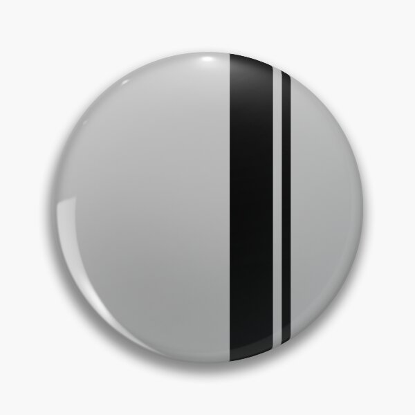 Item preview, Single Racing Stripe - Rigth Side 1 Pinstripe (Black - Light Gray) designed and sold by Racing Stripes Only.