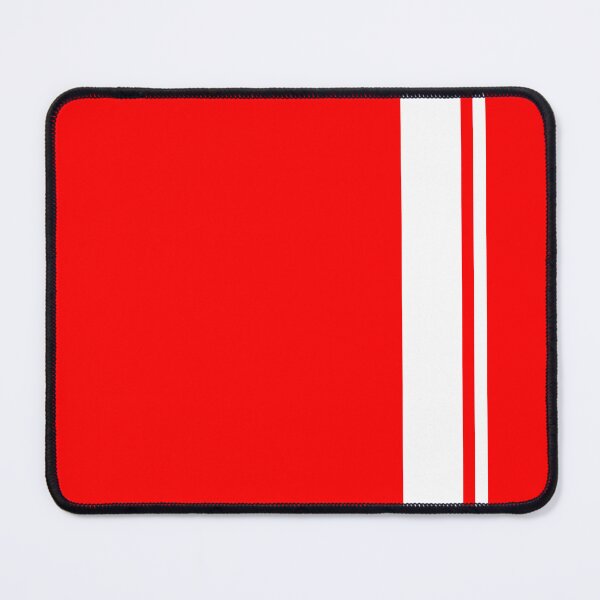 Item preview, Single Racing Stripe - Rigth Side 1 Pinstripe (White - Bright Red) designed and sold by Racing Stripes Only.