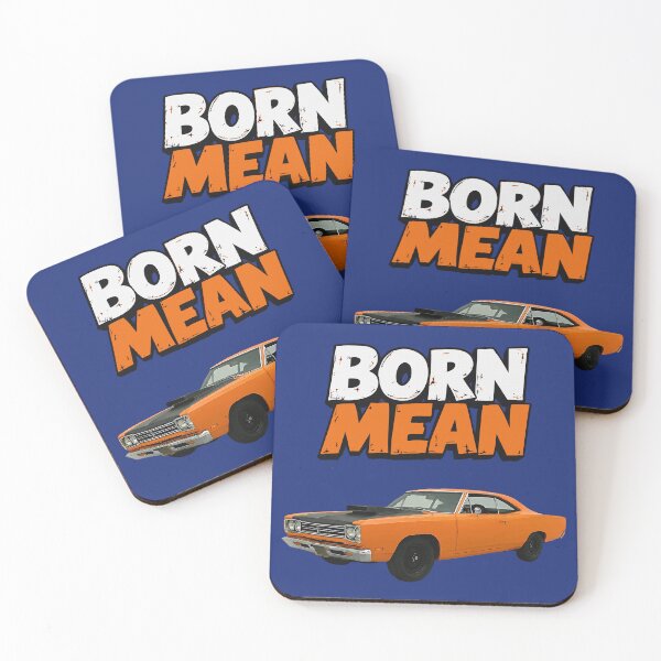 Artikelvorschau, Born Mean – 1970 Mopar Muscle Car Grafik entworfen und verkauft von SteadyRolling.