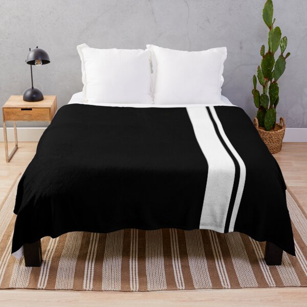 Item preview, Single Racing Stripe - Rigth Side 1 Pinstripe (White - Black) designed and sold by Racing Stripes Only.