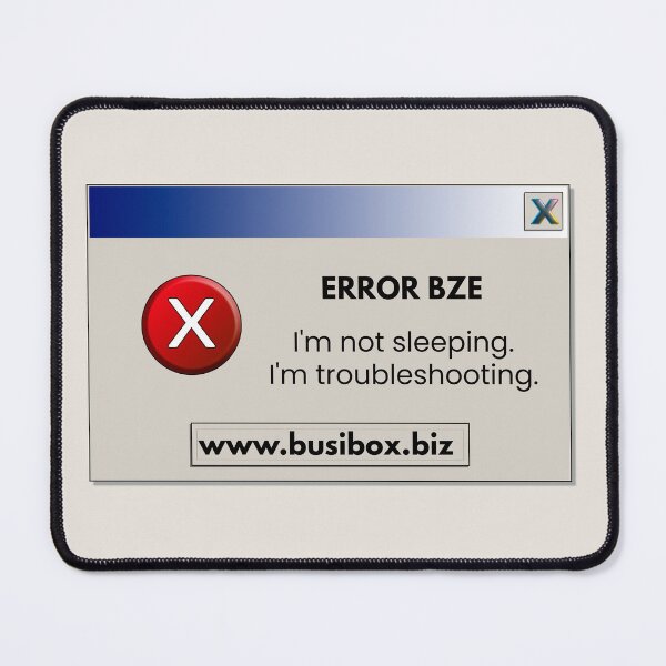 Item preview, ERROR in White designed and sold by BusiBox.