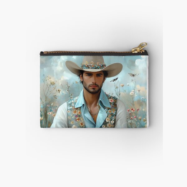 Item preview, Elegant Man in Floral Vest Surrounded by Nature designed and sold by Artessie.