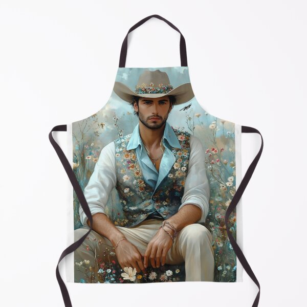 Item preview, Elegant Man in Floral Vest Surrounded by Nature designed and sold by Artessie.